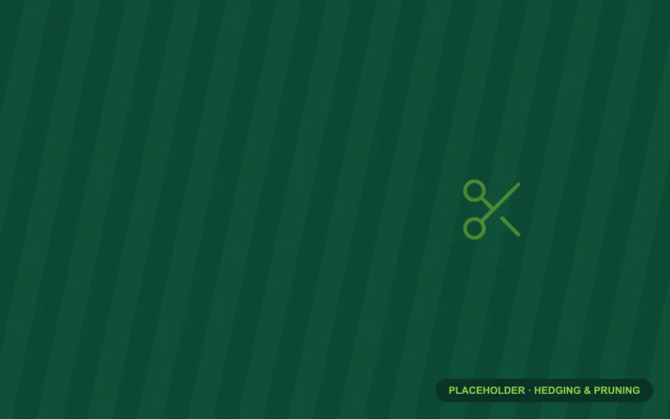 Hedging & pruning (placeholder)