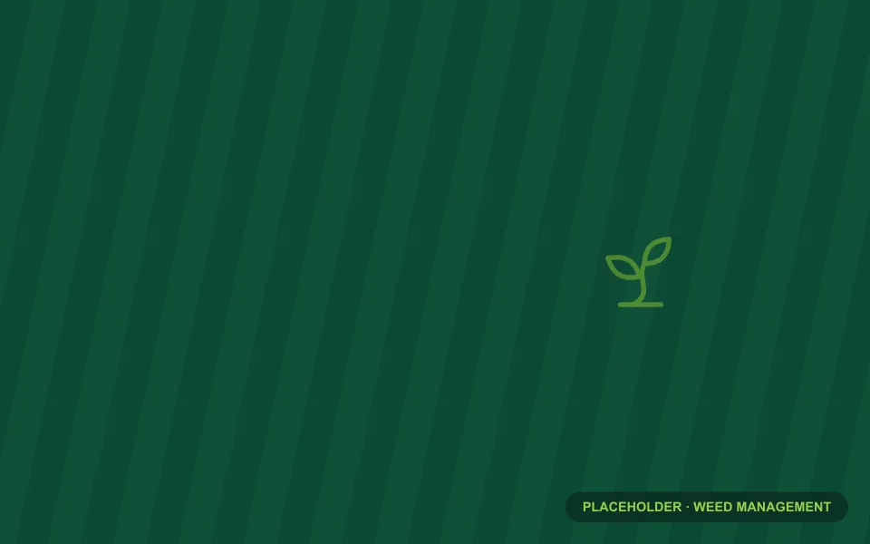 Weed management (placeholder)